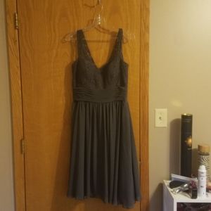 Gray Bridesmaid dress